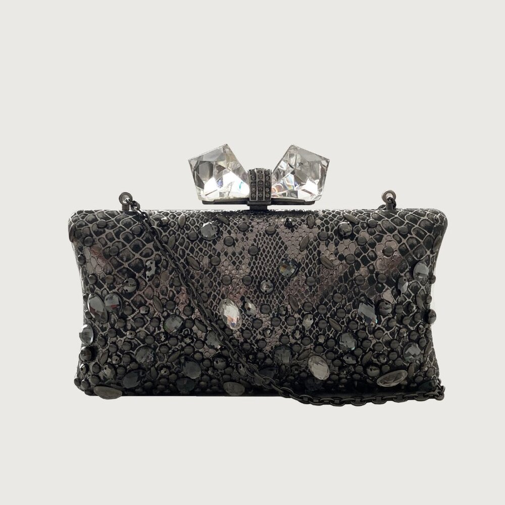 Judith Leiber Vanessa Metallic Clutch Bag